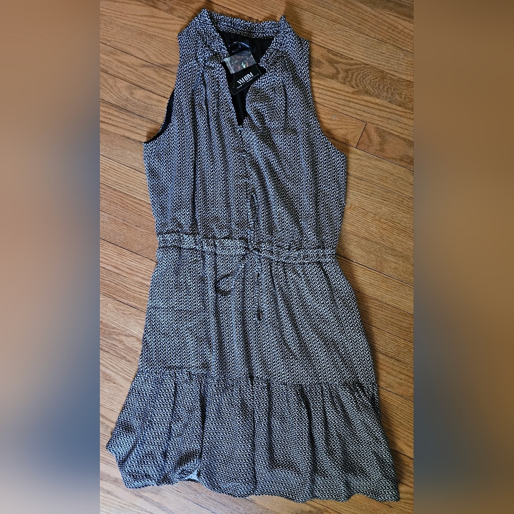 White House Black Market Sundress With Drawstring Waist - Picture 3 of 12